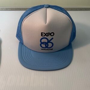 Expo 86 Vancouver Blue and White Trucker Hat